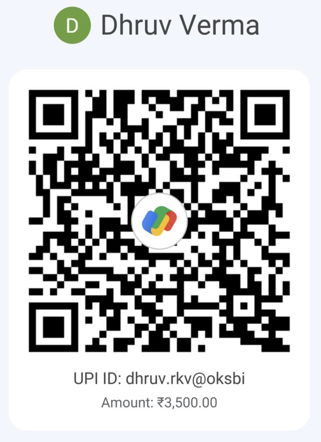Payment QR Code